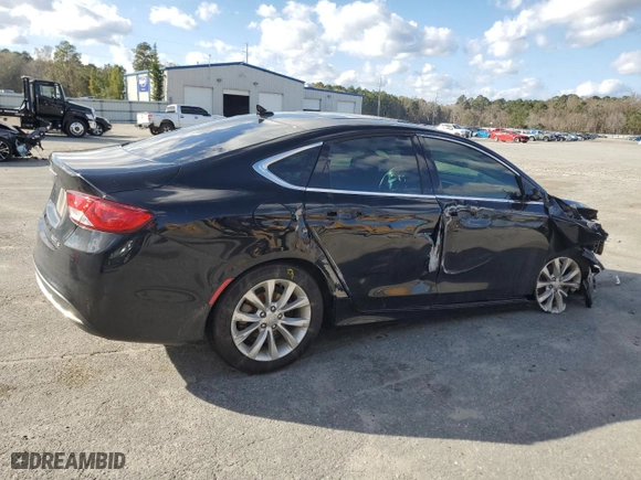 2016 Chrysler 200 C with VIN 1C3CCCCB9GN134431, listed as a Copart auction lot 87102144 with 133,086 mi miles and Salvage Title. Bid and sale history available at carsss.com. Image 3.