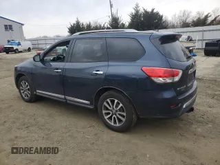 2013 Nissan Pathfinder S with VIN 5N1AR2MM3DC627410, listed as a Copart auction lot 45336585 with 143,732 mi miles and Salvage Title. Bid and sale history available at carsss.com. Image 2.