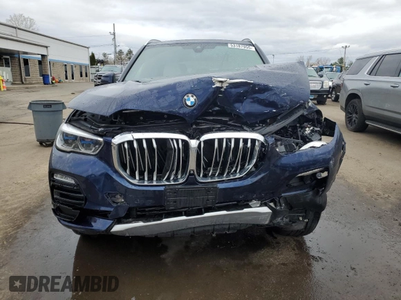 2020 BMW X5 xDrive40i with VIN 5UXCR6C05L9B00842, listed as a Copart auction lot 53187955 with Not provided miles and Salvage title. Bid and sale history available at DreamBid. Image 5.