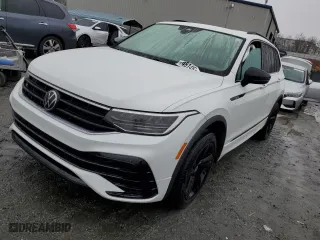 2023 Volkswagen Tiguan SE R-Line Black with VIN 3VVCB7AX7PM012828, listed as a Copart auction lot 45145365 with 44,254 mi miles and Salvage Title. Bid and sale history available at carsss.com. Image 1.