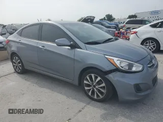 2017 Hyundai Accent SE with VIN KMHCT4AE6HU351985, listed as a Copart auction lot 51622033 with 91,476 mi miles. Bid and sale history available at carsss.com. Image 4.