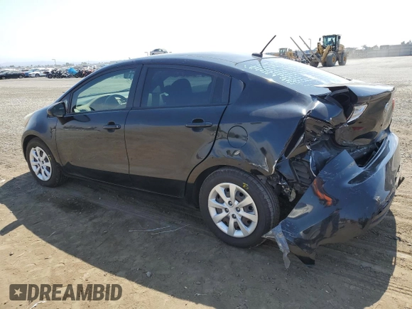 2013 Kia Rio LX with VIN KNADM4A31D6112747, listed as a Copart auction lot 57768594 with 87,140 mi miles and Salvage Title. Bid and sale history available at carsss.com. Image 2.