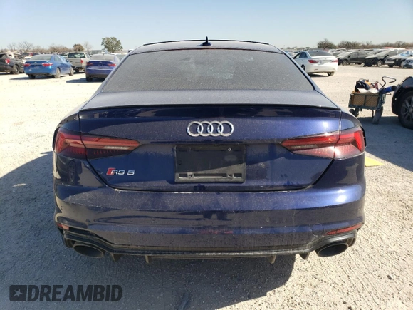 2018 Audi RS 5 z VIN WUAPWAF52JA903044, wystawiony jako Copart lot #72699072 z przebiegiem 58 599 mil mil oraz . Historia ofert i sprzedaży dostępna na DreamBid. Obrazek 6.