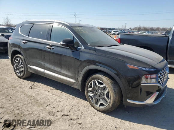 2022 Hyundai Santa Fe Hybrid SEL Premium with VIN KM8S3DA17NU030302, listed as a Copart auction lot 44356684 with 28,487 mi miles. Bid and sale history available at carsss.com. Image 4.