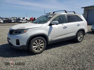 2014 Kia Sorento EX with VIN 5XYKUDA76EG545539, listed as a Copart auction lot 53361105 with 148,260 mi miles and Salvage title. Bid and sale history available at DreamBid. Image 1.