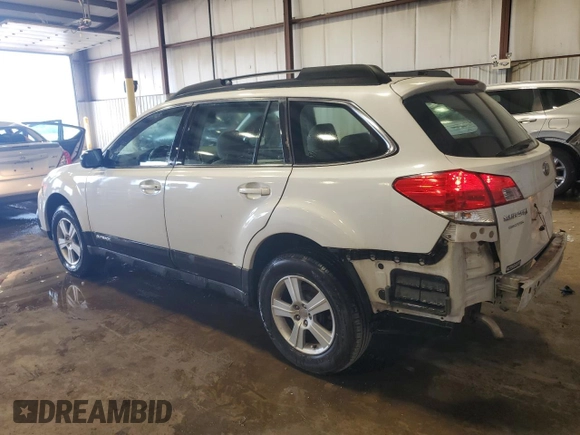 2013 Subaru Outback 2.5i with VIN 4S4BRCACXD3257854, listed as a Copart auction lot 62775695 with 144,825 mi miles and Salvage title. Bid and sale history available at DreamBid. Image 2.