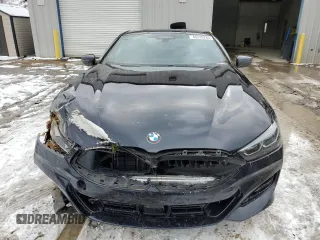 2023 BMW 8 Series 840i with VIN WBAAE4C03PCM06630, listed as a Copart auction lot 46220785 with 0 mi miles and Salvage Title. Bid and sale history available at carsss.com. Image 5.
