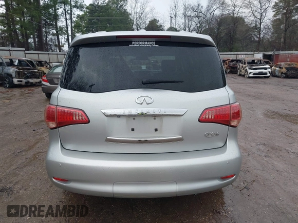 2011 Infiniti QX56 7-passenger with VIN JN8AZ2NFXB9502522, listed as a IAAI auction lot 41420158 with 171,806 mi miles and . Bid and sale history available at DreamBid. Image 17.
