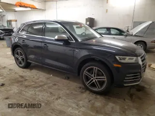 2018 Audi SQ5 Premium Plus with VIN WA1A4AFY0J2143297, listed as a Copart auction lot 42574905 with 133,438 mi miles and Clean Title. Bid and sale history available at DreamBid. Image 4.