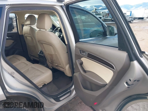 2014 Audi Q5 Premium Plus with VIN WA1CMAFP6EA063529, listed as a IAAI auction lot 41705364 with 154,501 mi miles and . Bid and sale history available at DreamBid. Image 8.