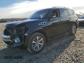2017 Infiniti QX80 with VIN JN8AZ2NF9H9643302, listed as a Copart auction lot 46677445 with 162,331 mi miles and Salvage title. Bid and sale history available at DreamBid. Image 1.