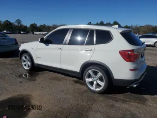 2017 BMW X3 sDrive28i with VIN 5UXWZ7C39H0V92670, listed as a Copart auction lot 86140754 with 107,846 mi miles and Salvage Title. Bid and sale history available at carsss.com. Image 2.