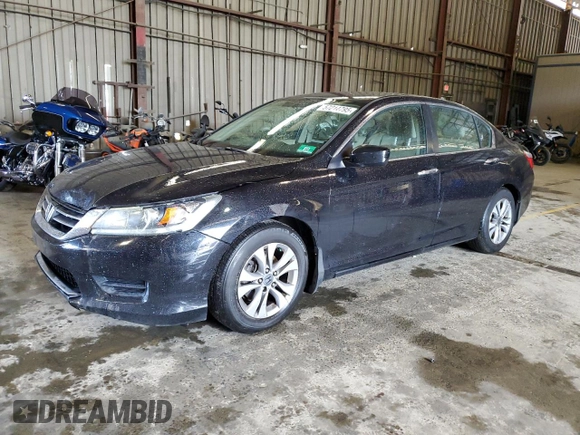 2014 Honda Accord LX z VIN 1HGCR2F32EA041720, wystawiony jako Copart lot #57214795 z przebiegiem 384 832 mil mil oraz Szkoda całkowita • Salvage title. Historia ofert i sprzedaży dostępna na DreamBid. Obrazek 1.