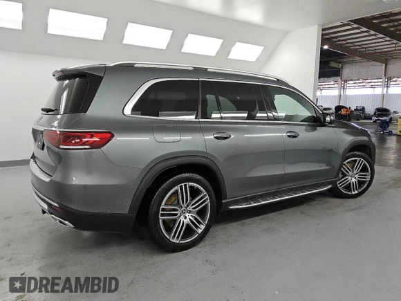 2023 Mercedes-Benz GLS 450 z VIN 4JGFF5KE1PA948616, wystawiony jako Copart lot #60632975 z przebiegiem 34 772 mil mil oraz Czysty tytuł • Clean title. Historia ofert i sprzedaży dostępna na DreamBid. Obrazek 3.