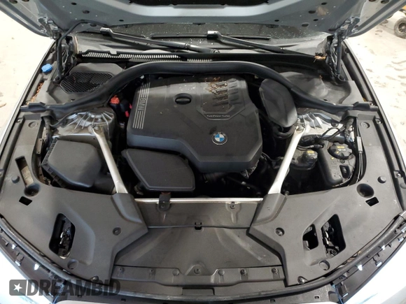 2020 BMW 5 Series 530i xDrive with VIN WBAJR7C09LCE58704, listed as a Copart auction lot 49900615 with 33,167 mi miles and Salvage title. Bid and sale history available at DreamBid. Image 11.