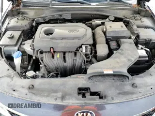 2018 Kia Optima LX with VIN KNAGT4L37J5216030, listed as a Copart auction lot 87117555 with 59,303 mi miles and Salvage title. Bid and sale history available at DreamBid. Image 13.