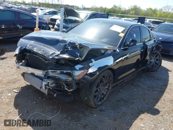 2013 Audi A6 2.0T Premium Plus with VIN WAUDFAFC5DN056383, listed as a IAAI auction lot 42023949 with 128,118 mi miles. Bid and sale history available at carsss.com. Image 2.