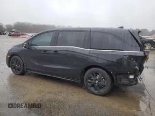2024 Honda Odyssey Sport with VIN 5FNRL6H72RB059777, listed as a Copart auction lot 45190895 with 7,551 mi miles and Salvage Title. Bid and sale history available at DreamBid. Image 2.