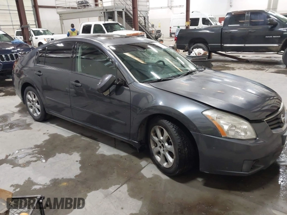 2007 Nissan Maxima 3.5 SE with VIN 1N4BA41E77C804379, listed as a IAAI auction lot 41221580 with 140,792 mi miles. Bid and sale history available at carsss.com. Image 1.