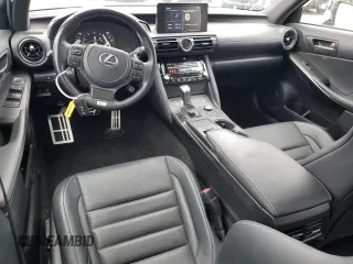 2023 Lexus IS with VIN JTHGZ1B20P5062308, listed as a Copart auction lot 47657725 with 33,514 mi miles and Salvage Title. Bid and sale history available at carsss.com. Image 8.