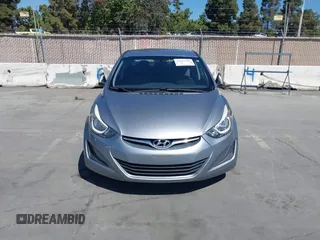 2016 Hyundai Elantra SE with VIN 5NPDH4AE2GH708646, listed as a IAAI auction lot 42543326 with 109,490 mi miles and . Bid and sale history available at DreamBid. Image 6.