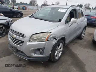 2015 Chevrolet Trax LTZ with VIN 3GNCJTSB7FL235895, listed as a IAAI auction lot 41279161 with 158,877 mi miles. Bid and sale history available at carsss.com. Image 22.