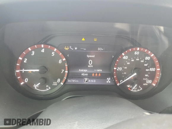 2021 Nissan Titan Pro-4X с VIN 1N6AA1ED5MN523913, выставлен на аукционе Copart как лот 56371695 с пробегом 36 785 миль миль и Списание • Salvage title. История ставок и продаж доступна на DreamBid. Изображение 9.
