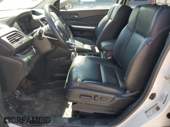 2015 Honda CR-V EX-L with VIN 5J6RM3H71FL005904, listed as a Copart auction lot 53820825 with 91,525 mi miles and Salvage Title. Bid and sale history available at carsss.com. Image 7.