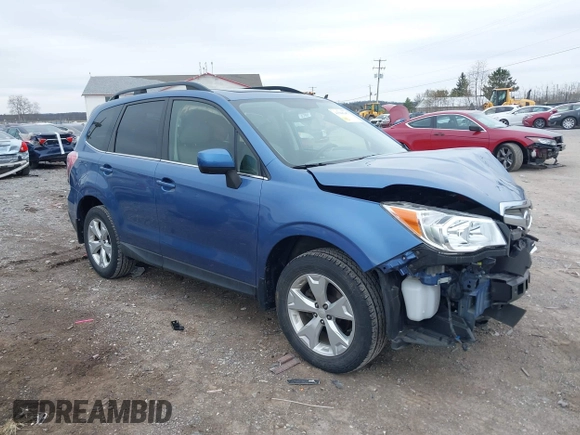 2016 Subaru Forester 2.5i Limited with VIN JF2SJAKC1GH540456, listed as a IAAI auction lot 41948245 with 61,429 mi miles. Bid and sale history available at carsss.com. Image 1.