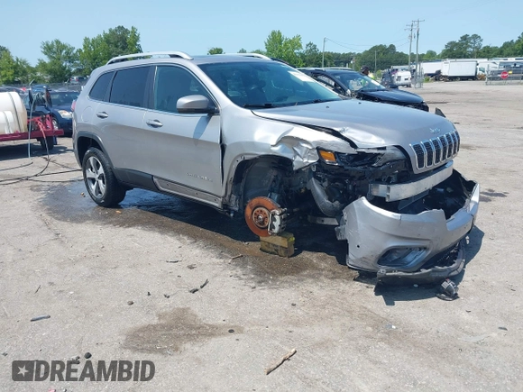 2021 Jeep Cherokee Limited with VIN 1C4PJMDX1MD179500, listed as a IAAI auction lot 42352203 with 76,205 mi miles and . Bid and sale history available at DreamBid. Image 1.