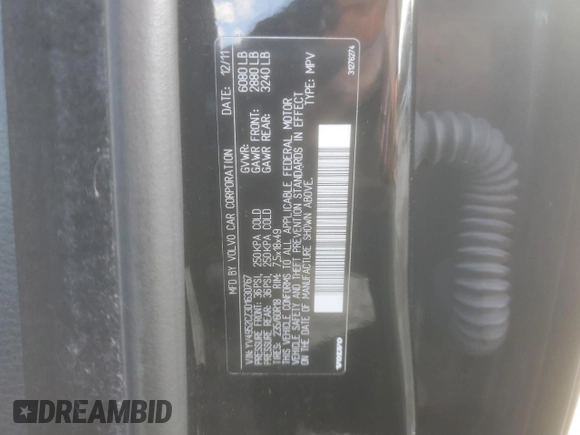 2013 Volvo XC90 Premier Plus with VIN YV4952CZ3D1630767, listed as a Copart auction lot 50456295 with 189,840 mi miles and Salvage Title. Bid and sale history available at carsss.com. Image 15.