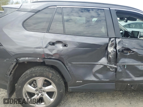 2020 Toyota RAV4 Hybrid Limited with VIN 2T3DWRFV0LW075076, listed as a Copart auction lot 52705445 with 45,236 mi miles and Salvage Title. Bid and sale history available at carsss.com. Image 11.