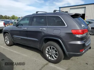 2016 Jeep Grand Cherokee Limited with VIN 1C4RJFBG3GC312873, listed as a Copart auction lot 56943705 with 134,633 mi miles and Salvage title. Bid and sale history available at DreamBid. Image 2.