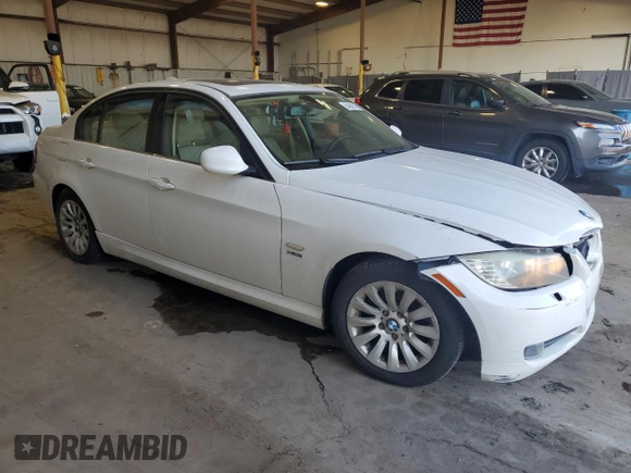 2009 BMW 3 Series 328i xDrive with VIN WBAPK53509A513654, listed as a Copart auction lot 64696745 with 120,230 mi miles and Salvage title. Bid and sale history available at DreamBid. Image 4.