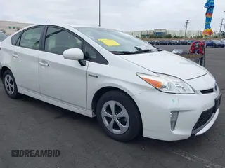 2015 Toyota Prius Four with VIN JTDKN3DU7F0483715, listed as a IAAI auction lot 42099959 with 91,345 mi miles and . Bid and sale history available at DreamBid. Image 1.