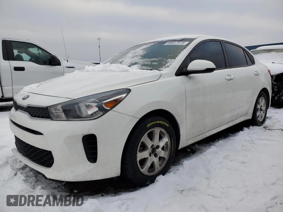 2020 Kia Rio S with VIN 3KPA24AD6LE294023, listed as a Copart auction lot 88007915 with 82,689 mi miles and Salvage Title. Bid and sale history available at carsss.com. Image 1.