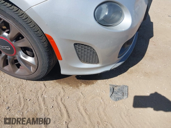 2014 FIAT 500 Abarth with VIN 3C3CFFJH8ET188400, listed as a IAAI auction lot 42014197 with 86,869 mi miles. Bid and sale history available at carsss.com. Image 6.