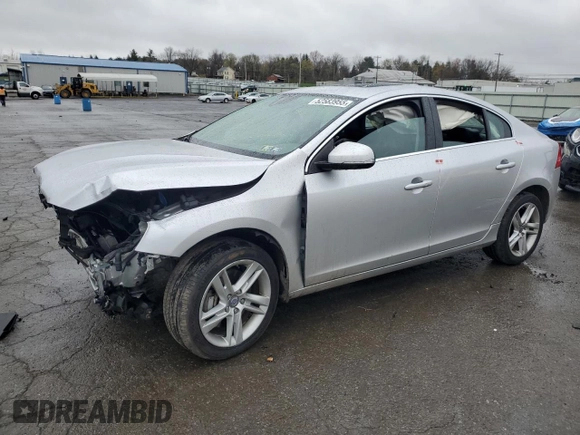 2015 Volvo S60 T5 Premier with VIN YV1612TB8F1302889, listed as a Copart auction lot 52583955 with 91,389 mi miles and Salvage Title. Bid and sale history available at carsss.com. Image 1.