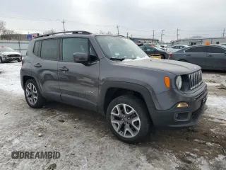2017 Jeep Renegade Altitude with VIN ZACCJBBB8HPF62271, listed as a Copart auction lot 44805425 with 28,915 mi miles and Salvage Title. Bid and sale history available at carsss.com. Image 4.