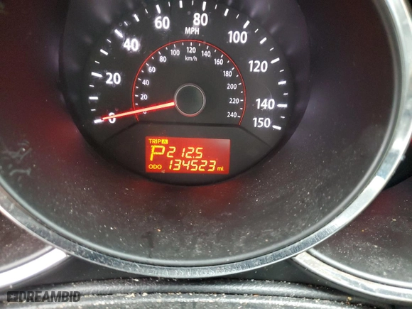 2012 Kia Sorento LX with VIN 5XYKT3A16CG239589, listed as a Copart auction lot 86520854 with 134,523 mi miles and Non Repairable. Bid and sale history available at carsss.com. Image 9.