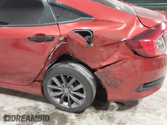2019 Honda Civic Sedan EX with VIN 19XFC1F39KE205528, listed as a IAAI auction lot 41639764 with 64,620 mi miles. Bid and sale history available at carsss.com. Image 6.