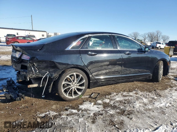2019 Lincoln MKZ Reserve I with VIN 3LN6L5D91KR633743, listed as a Copart auction lot 88626195 with 50,390 mi miles and Salvage Title. Bid and sale history available at DreamBid. Image 3.