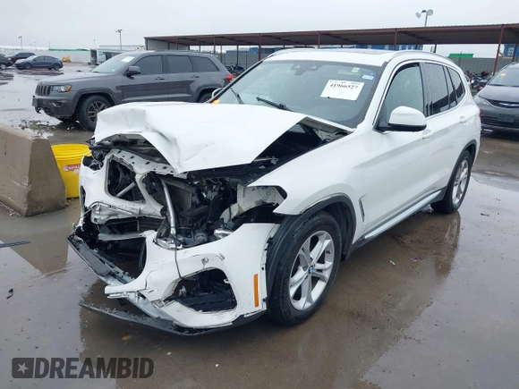 2019 BMW X3 sDrive30i with VIN 5UXTR7C58KLE96350, listed as a IAAI auction lot 41966527 with Not Provided miles and . Bid and sale history available at DreamBid. Image 18.