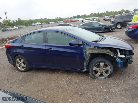 2012 Hyundai Elantra Limited with VIN 5NPDH4AE2CH110910, listed as a IAAI auction lot 41973419 with 156,547 mi miles. Bid and sale history available at carsss.com. Image 14.