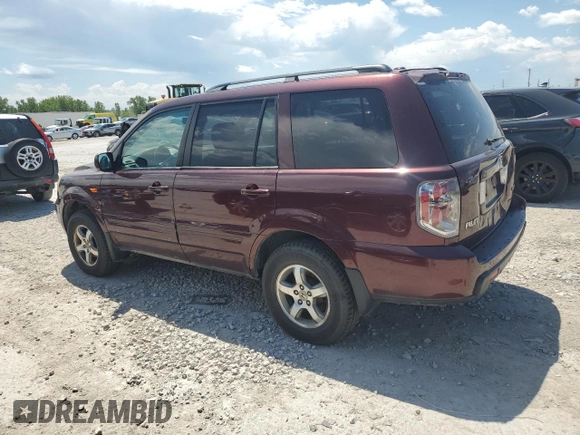 2007 Honda Pilot EX-L z VIN 5FNYF18577B007448, wystawiony jako Copart lot #58247885 z przebiegiem 167 628 mil mil oraz Czysty tytuł • Clean title. Historia ofert i sprzedaży dostępna na DreamBid. Obrazek 2.
