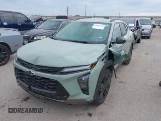 2025 Chevrolet Trax ACTIV with VIN KL77LKEP9SC009947, listed as a IAAI auction lot 41269360 with Not Provided miles. Bid and sale history available at carsss.com. Image 2.
