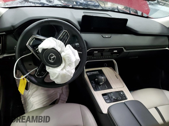 2025 Mazda CX-90 Preferred with VIN JM3KKBHD6S1204067, listed as a Copart auction lot 44991865 with 5,104 mi miles and Salvage title. Bid and sale history available at DreamBid. Image 8.
