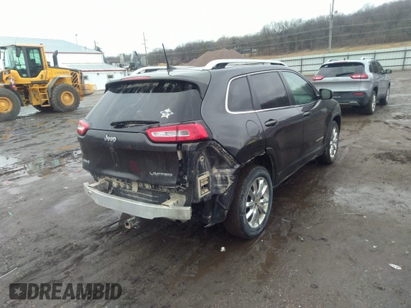 2016 Jeep Cherokee Limited with VIN 1C4PJMDSXGW121091, listed as a IAAI auction lot 41733807 with 196,455 mi miles and . Bid and sale history available at DreamBid. Image 4.