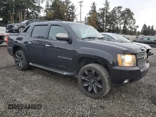 2008 Chevrolet Avalanche LTZ with VIN 3GNFK12368G132972, listed as a Copart auction lot 77378044 with 218,196 mi miles and Salvage Title. Bid and sale history available at DreamBid. Image 4.