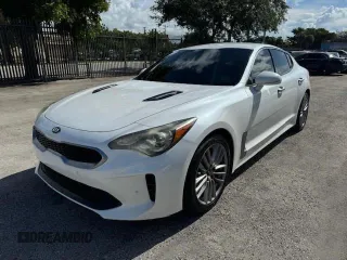 2018 Kia Stinger with VIN KNAE15LAXJ6032888, listed as a Copart auction lot 52652075 with 155,318 mi miles and Non Repairable. Bid and sale history available at carsss.com. Image 1.